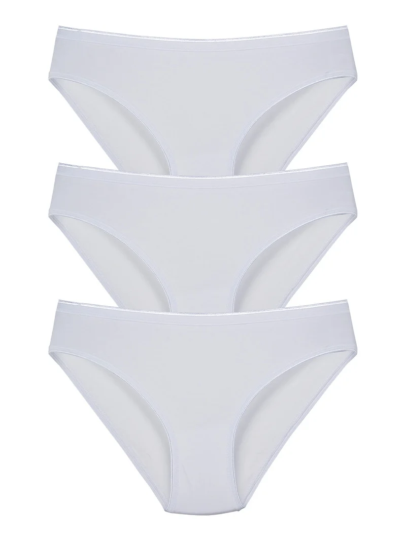Confezione da 3 slip donna - bianco