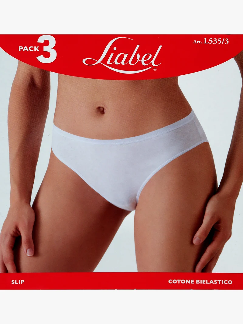 Confezione da 3 slip donna - bianco