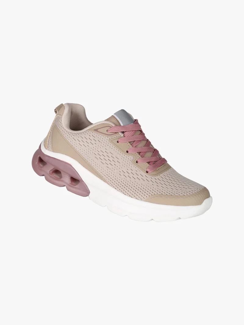 Sneakers donna sportive in maglia - rosa
