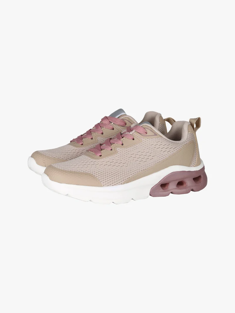 Sneakers donna sportive in maglia - rosa