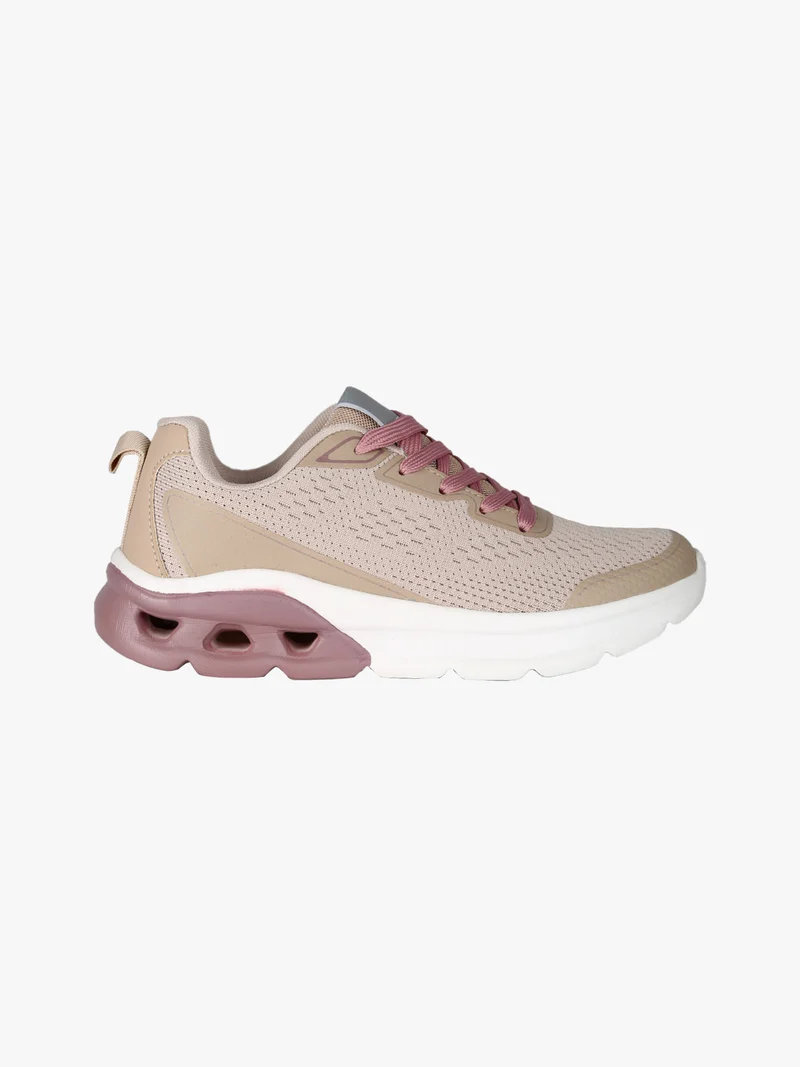 Sneakers donna sportive in maglia - rosa