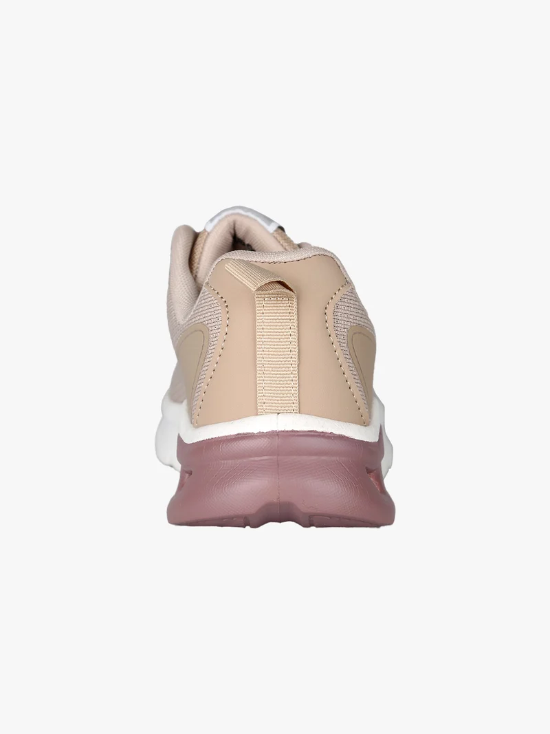 Sneakers donna sportive in maglia - rosa