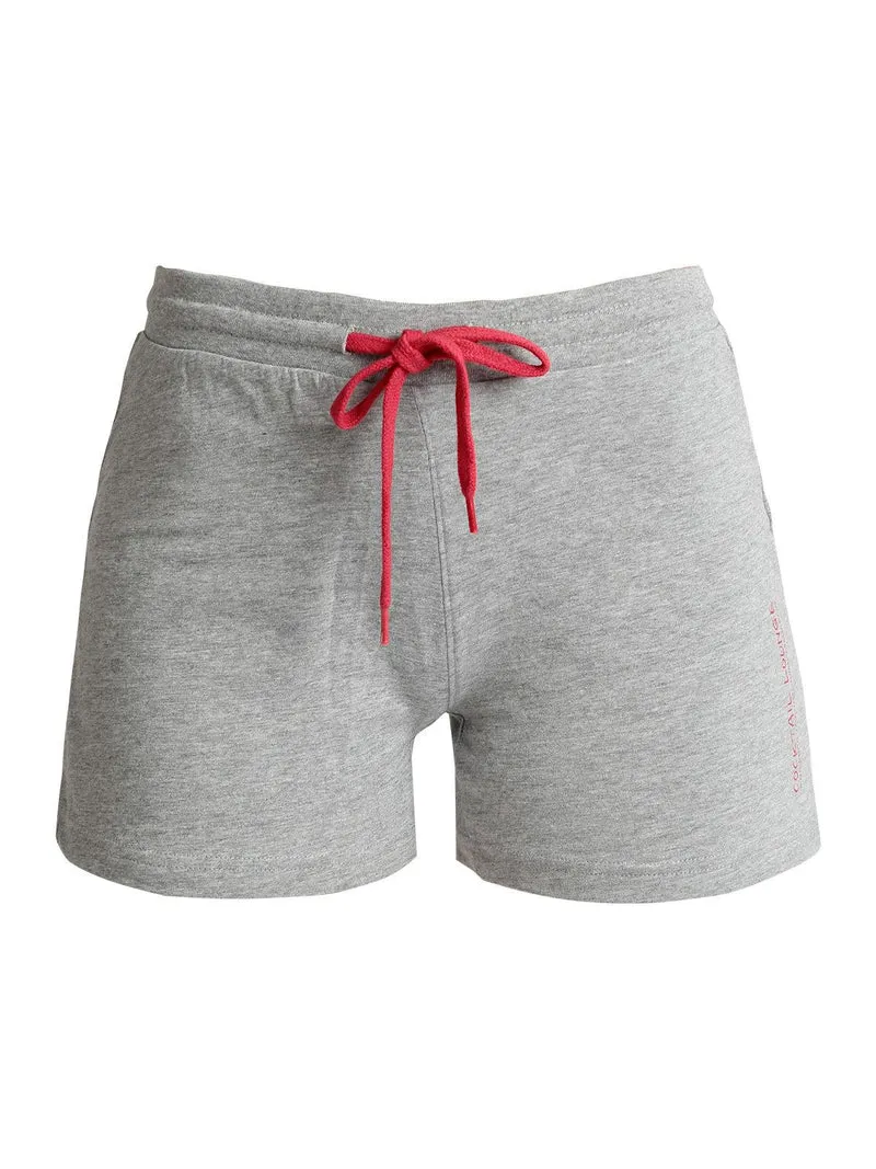 Shorts leggeri in cotone - grigio