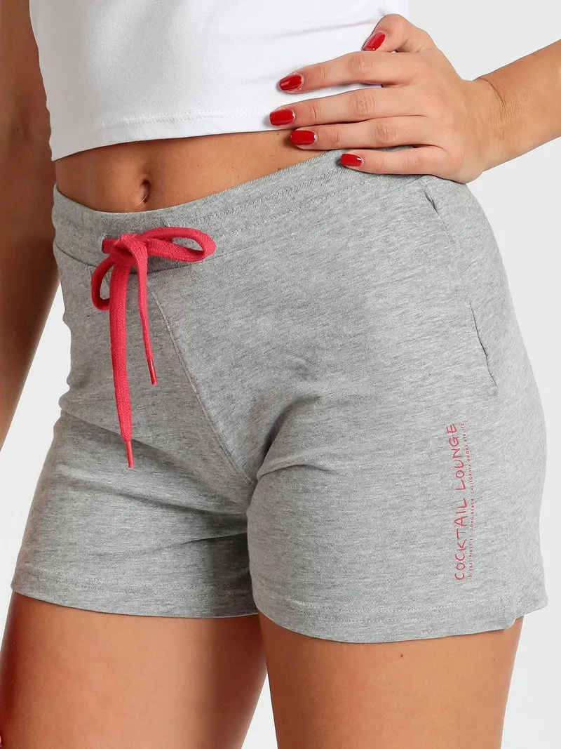 Shorts leggeri in cotone - grigio