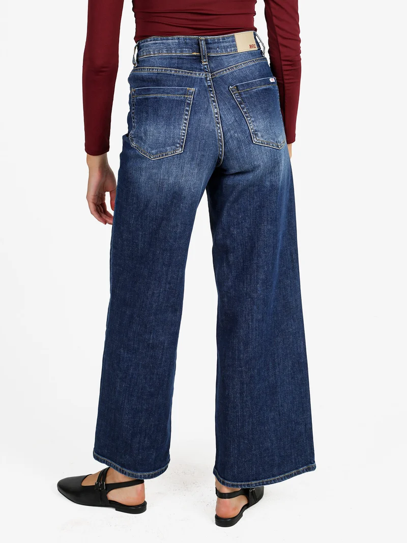 Jeans donna a gamba larga - jeans