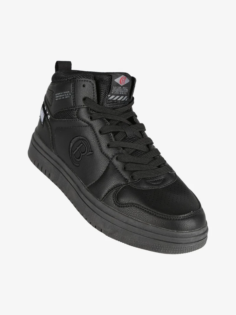 Sneakers alte sportive da uomo - nero
