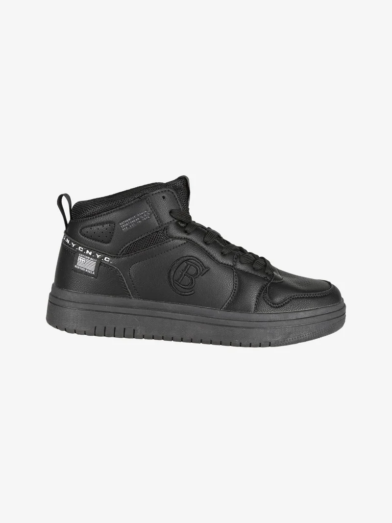 Sneakers alte sportive da uomo - nero