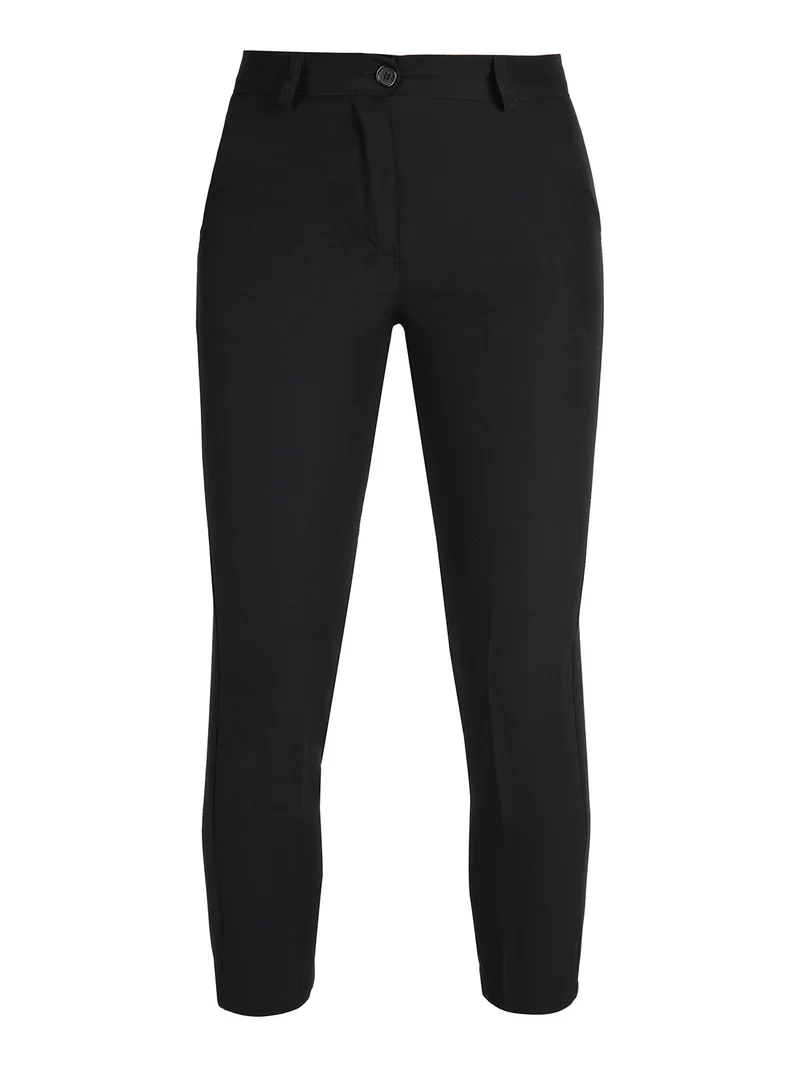 Pantaloni donna modello capri - nero