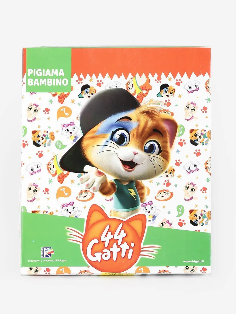 Pigiama corto da bambino con stampa - blu scuro