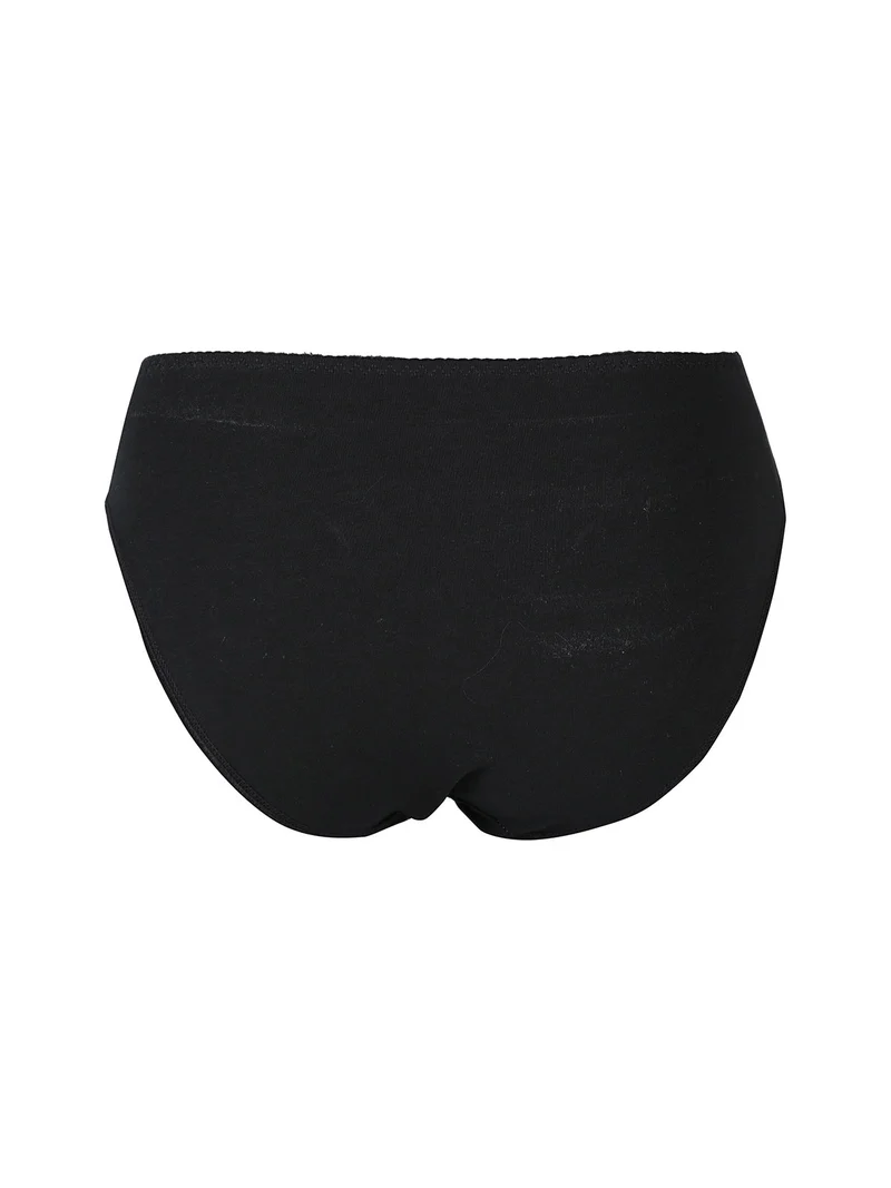 Slip donna con pizzo - nero