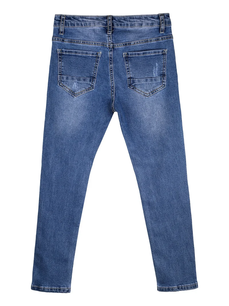 Jeans skinny da bambino con strappi - jeans