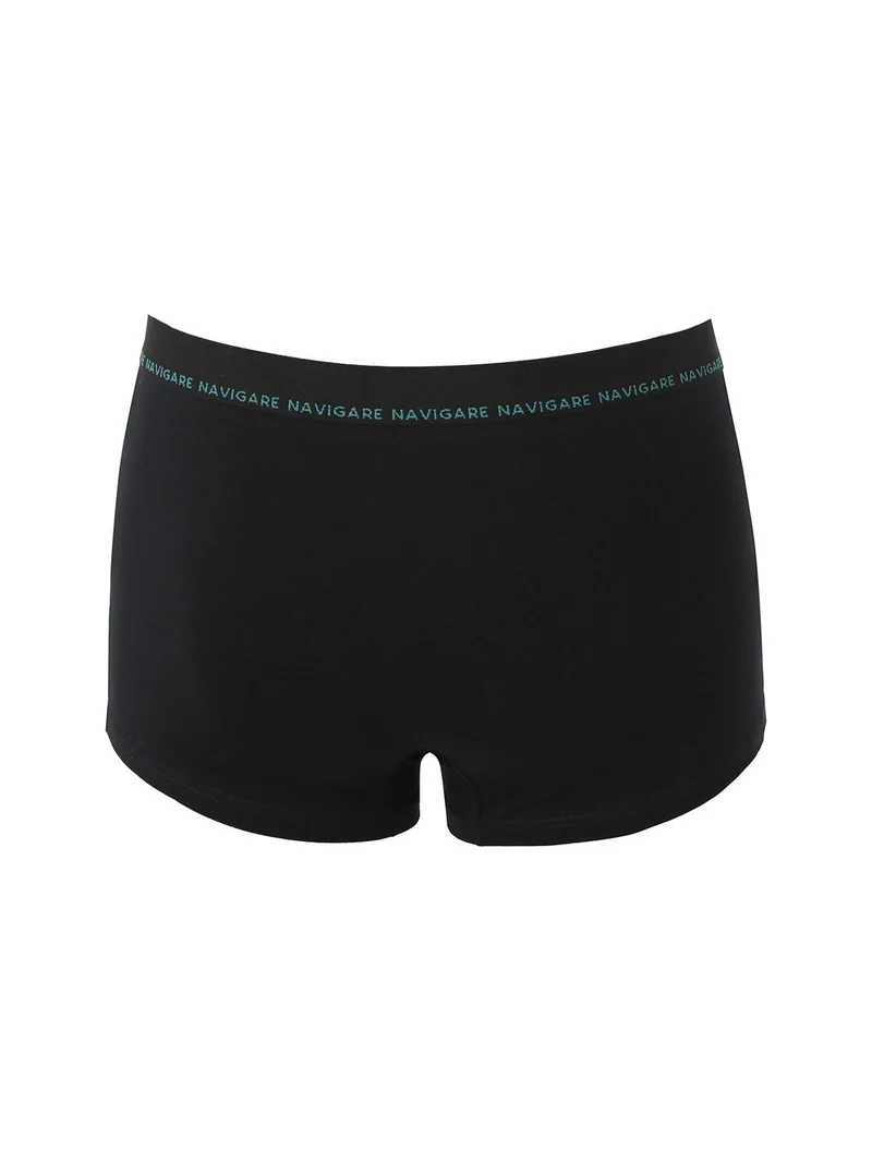 Boxer uomo in cotone - nero