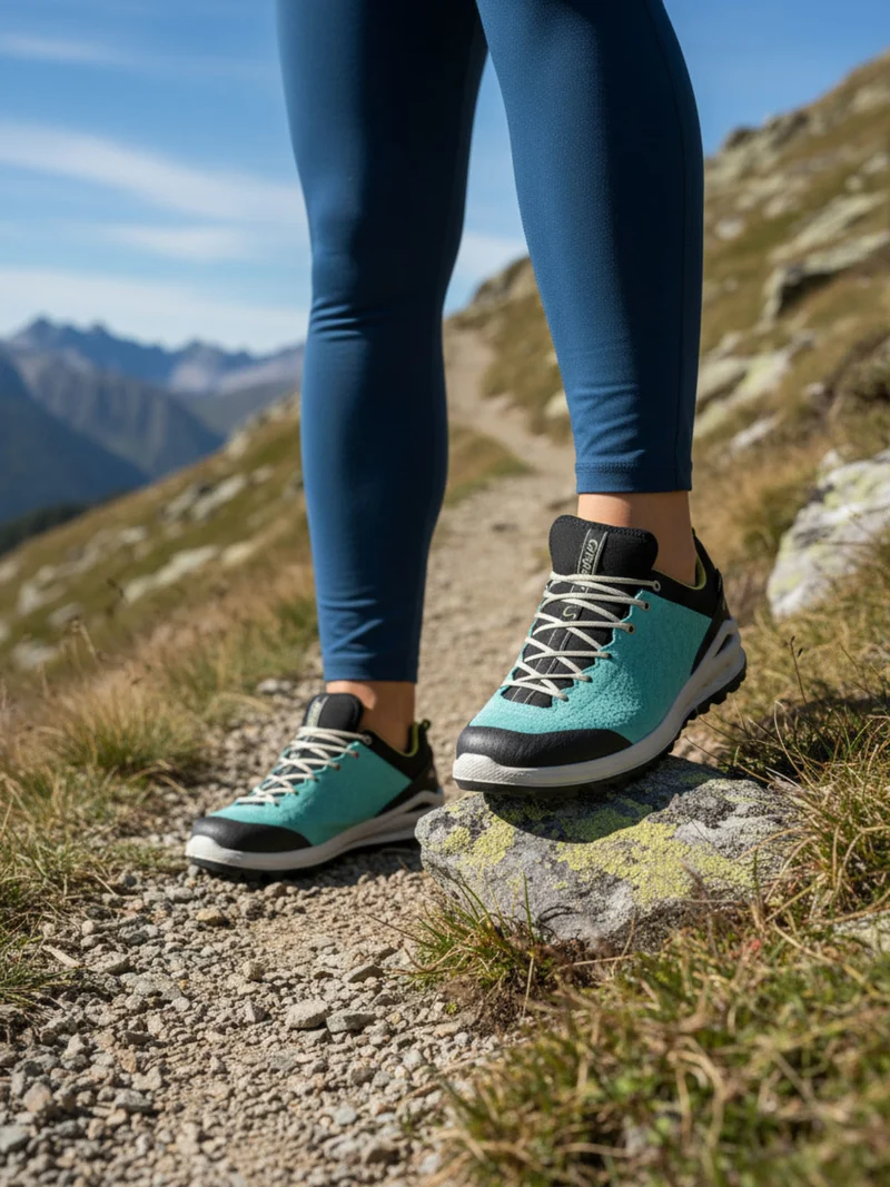 RIO VESUVIO Scarpa trekking in pelle da donna - turchese