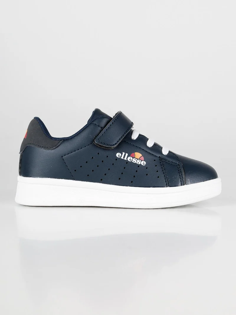 Sneakers basse con cinturino a strappo - blu