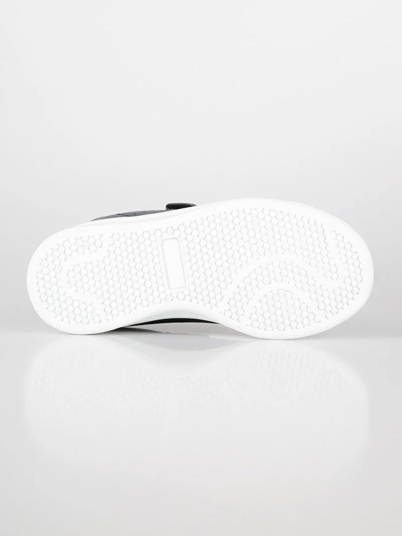 Sneakers basse con cinturino a strappo - blu
