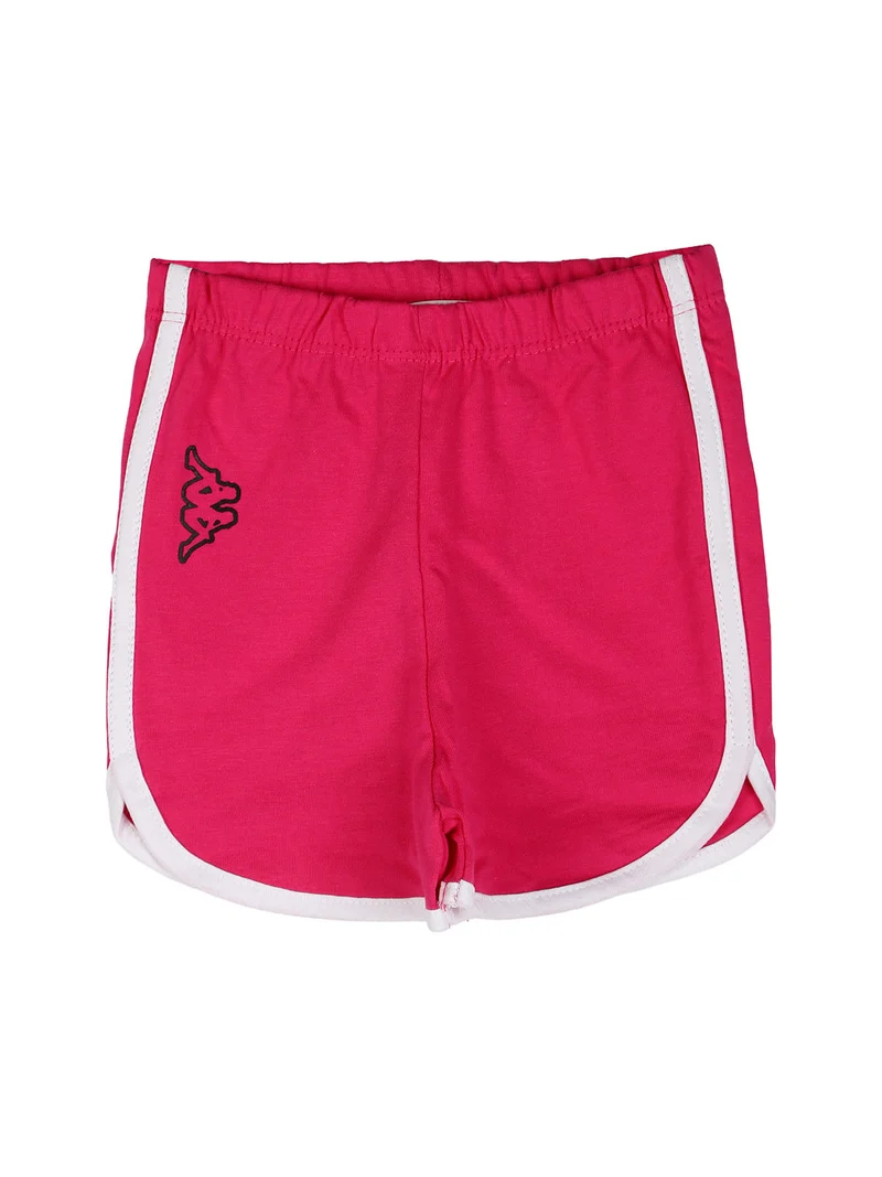 Completo corto da neonata 2 pezzi con t-shirt e shorts - bianco
