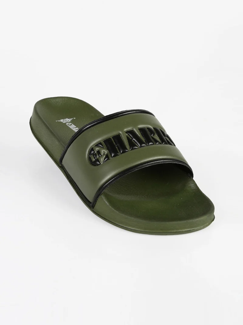 Ciabatte mare fascia logo - verde