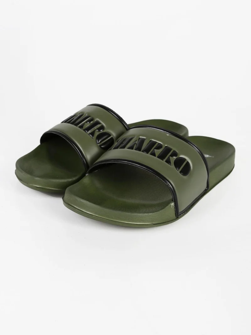 Ciabatte mare fascia logo - verde