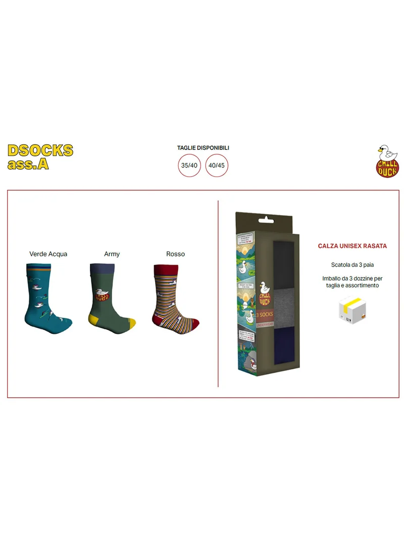 Confezione da 3 paia di calze tennis unisex con disegni - azzurro