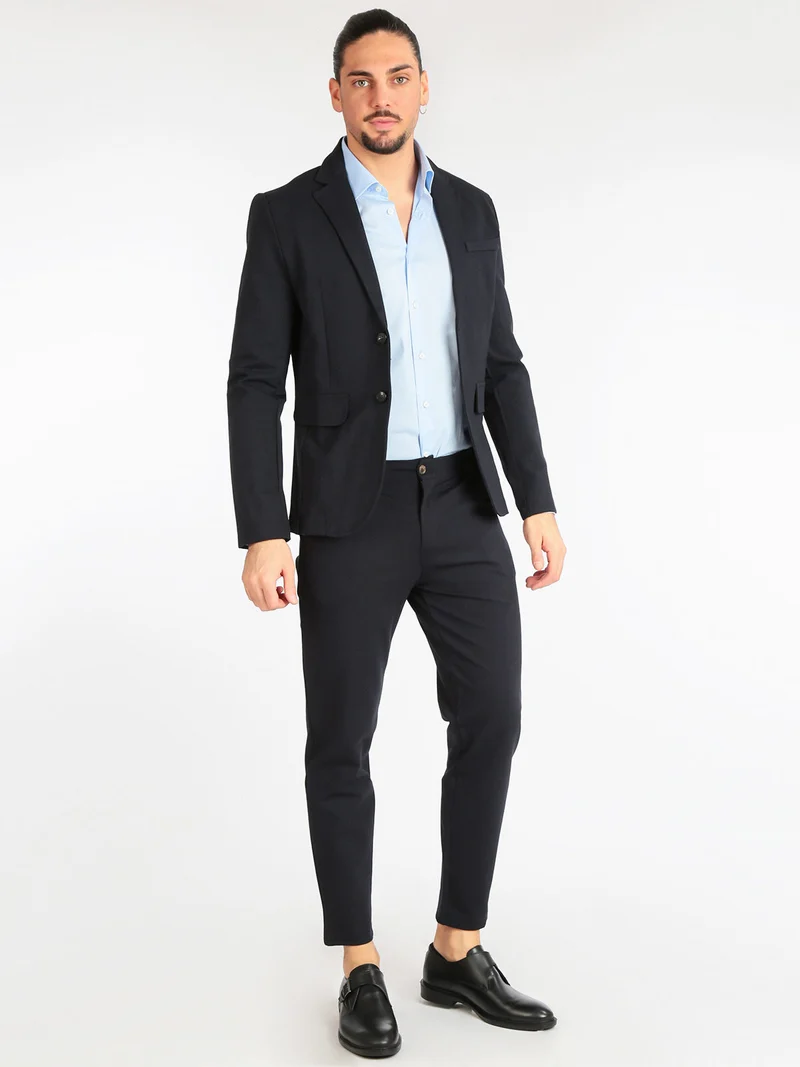 Blazer da uomo - blu scuro