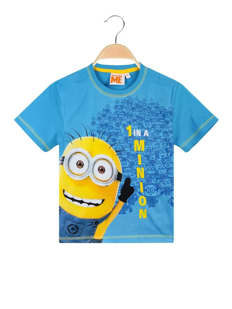 Minion t-shirt bambino con stampa - blu