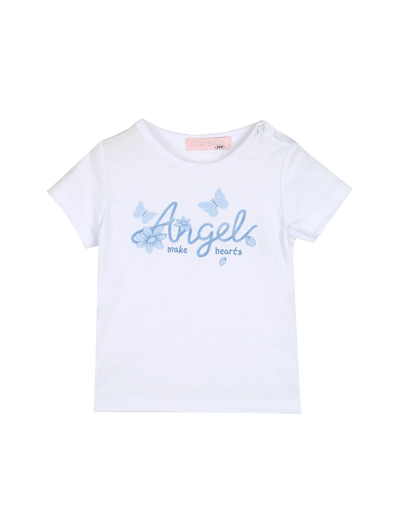 Completo 3 pezzi da neonata con cappuccio e zip - bianco