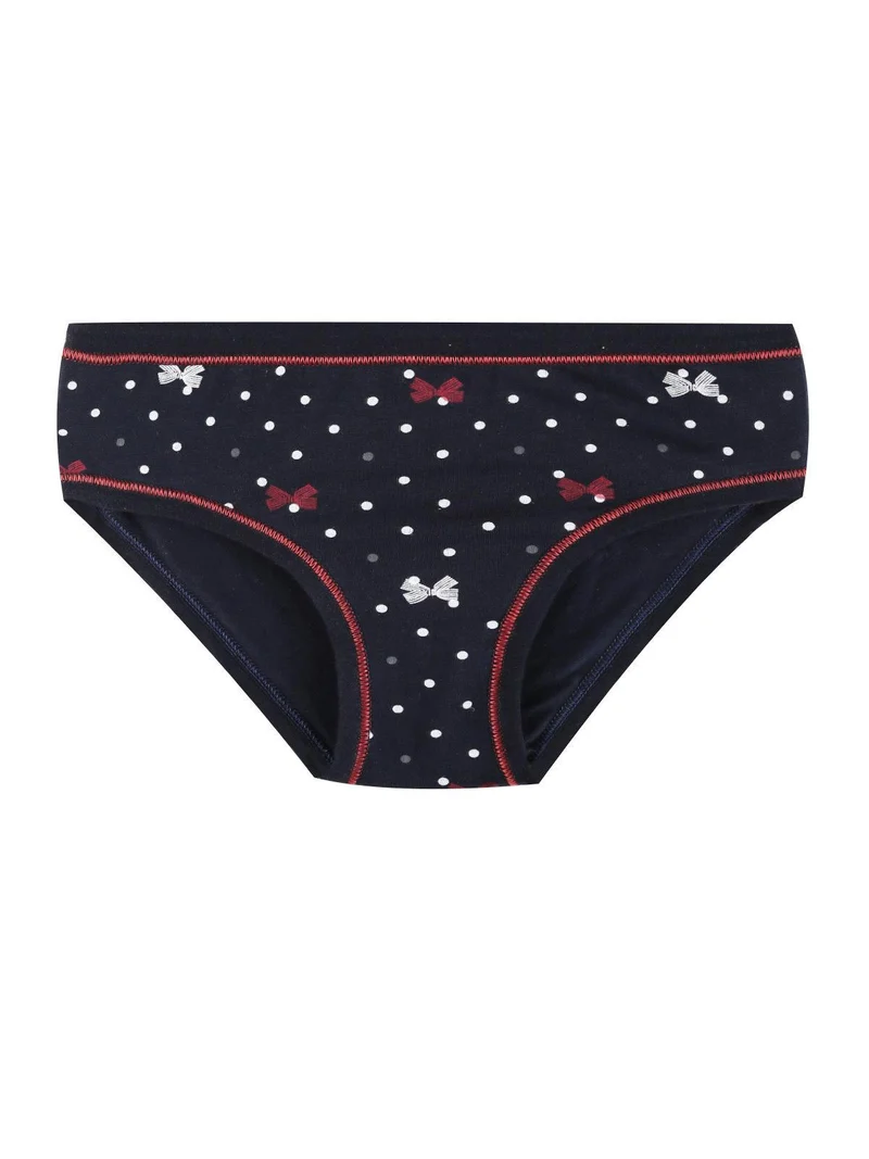 Slip bambina con stampa - blu scuro