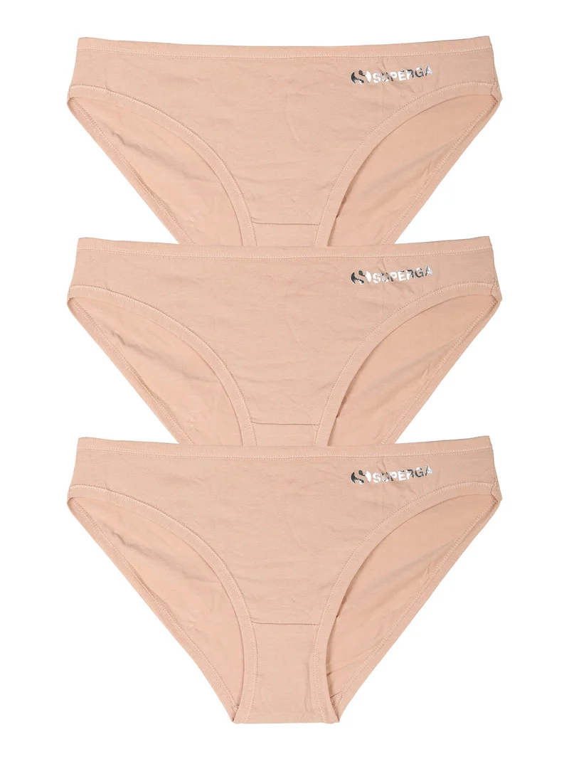 Confezione da 3 slip regular da donna - nudo