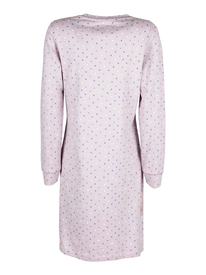 Camicia da notte donna a maniche lunghe - lilla