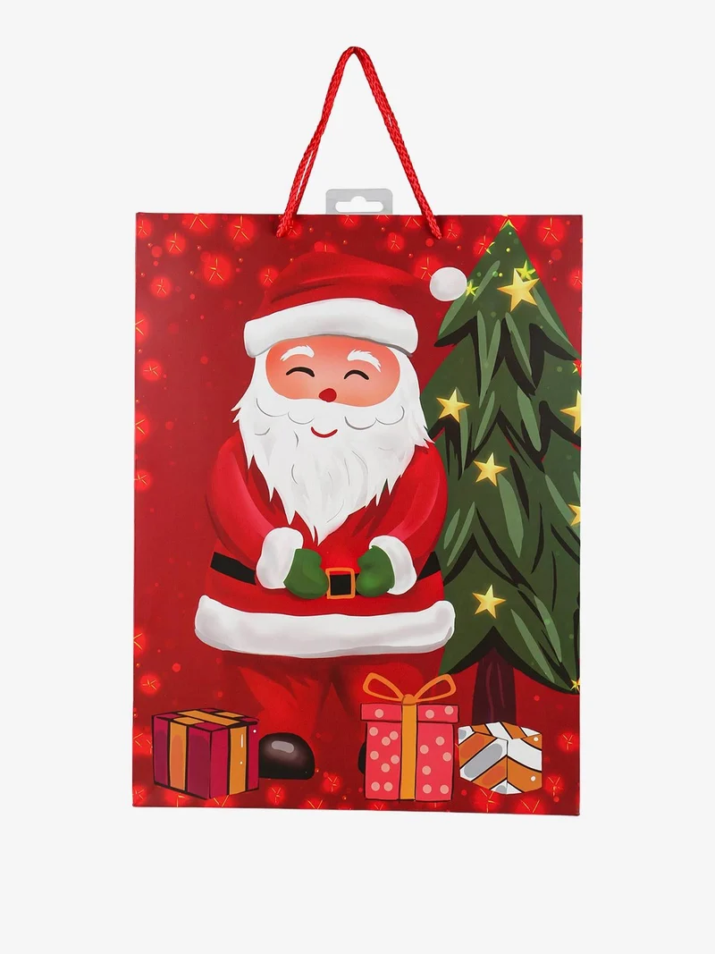 Sacchetto regalo Babbo Natale grande