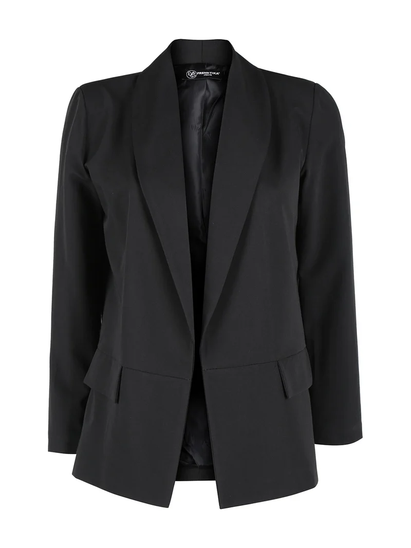 Blazer donna aperto - nero