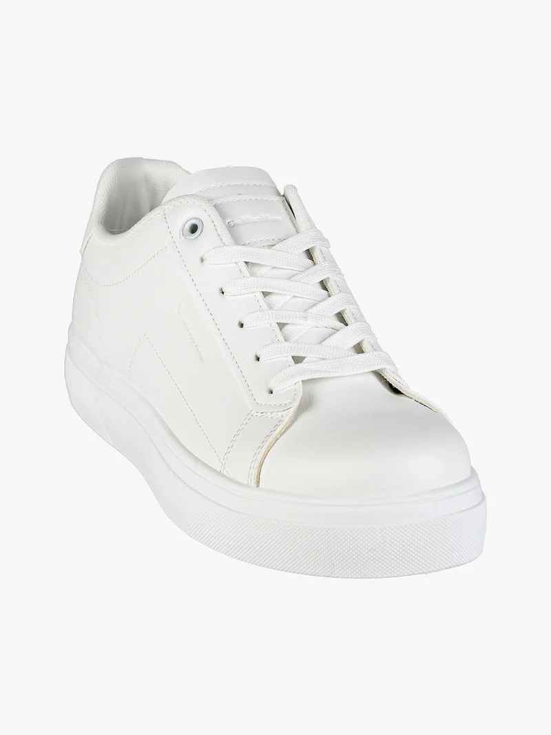 Sneakers stringate da uomo - bianco
