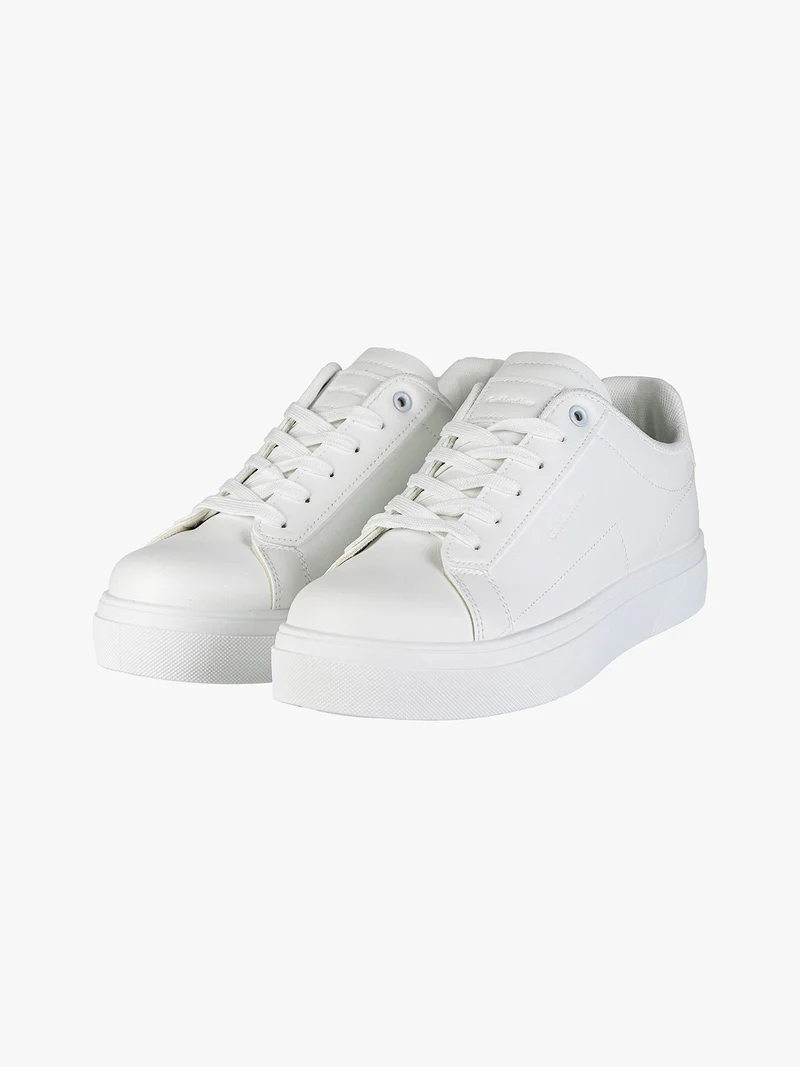 Sneakers stringate da uomo - bianco