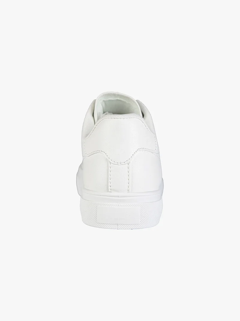 Sneakers stringate da uomo - bianco