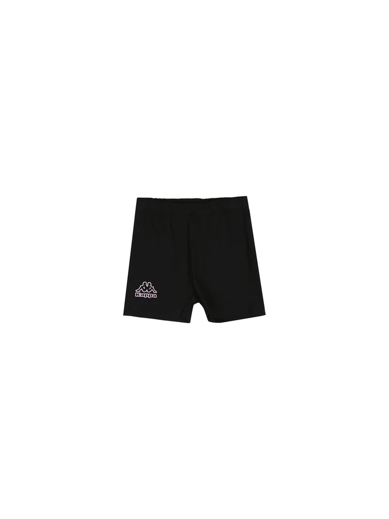 Completo corto da neonata 2 pezzi in cotone con maniche a volant e shorts - arancione
