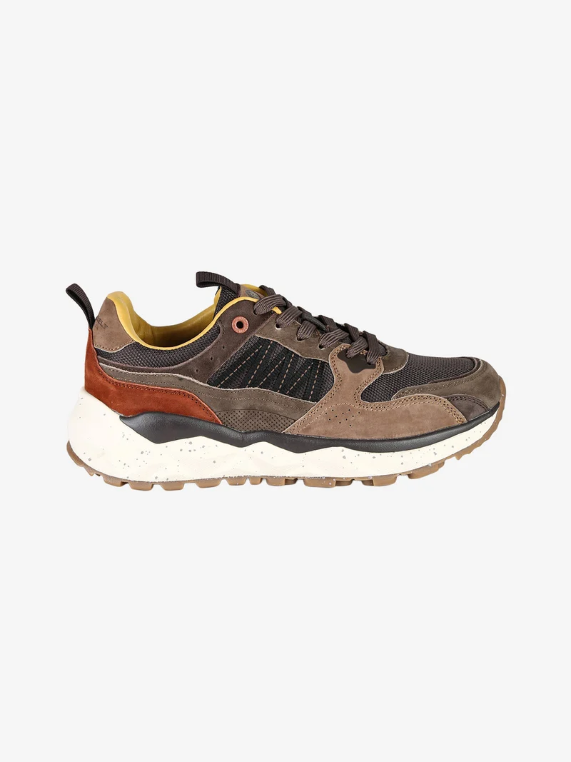 Sneakers da uomo stringate - marrone