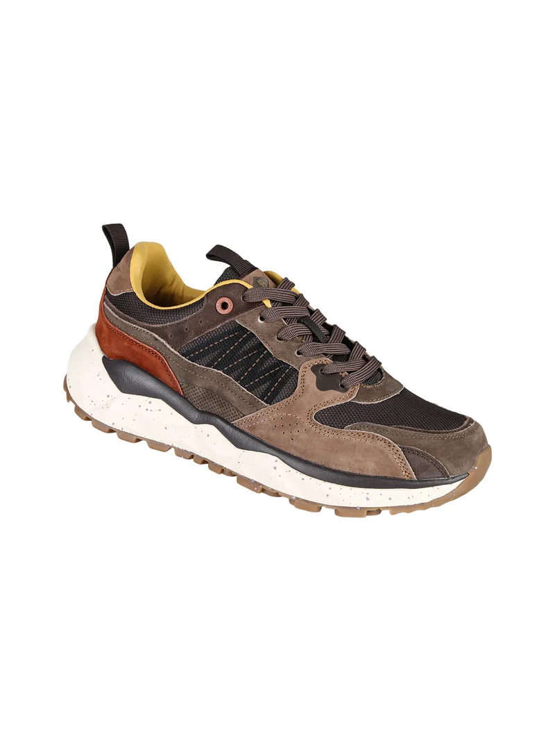 Sneakers da uomo stringate - marrone