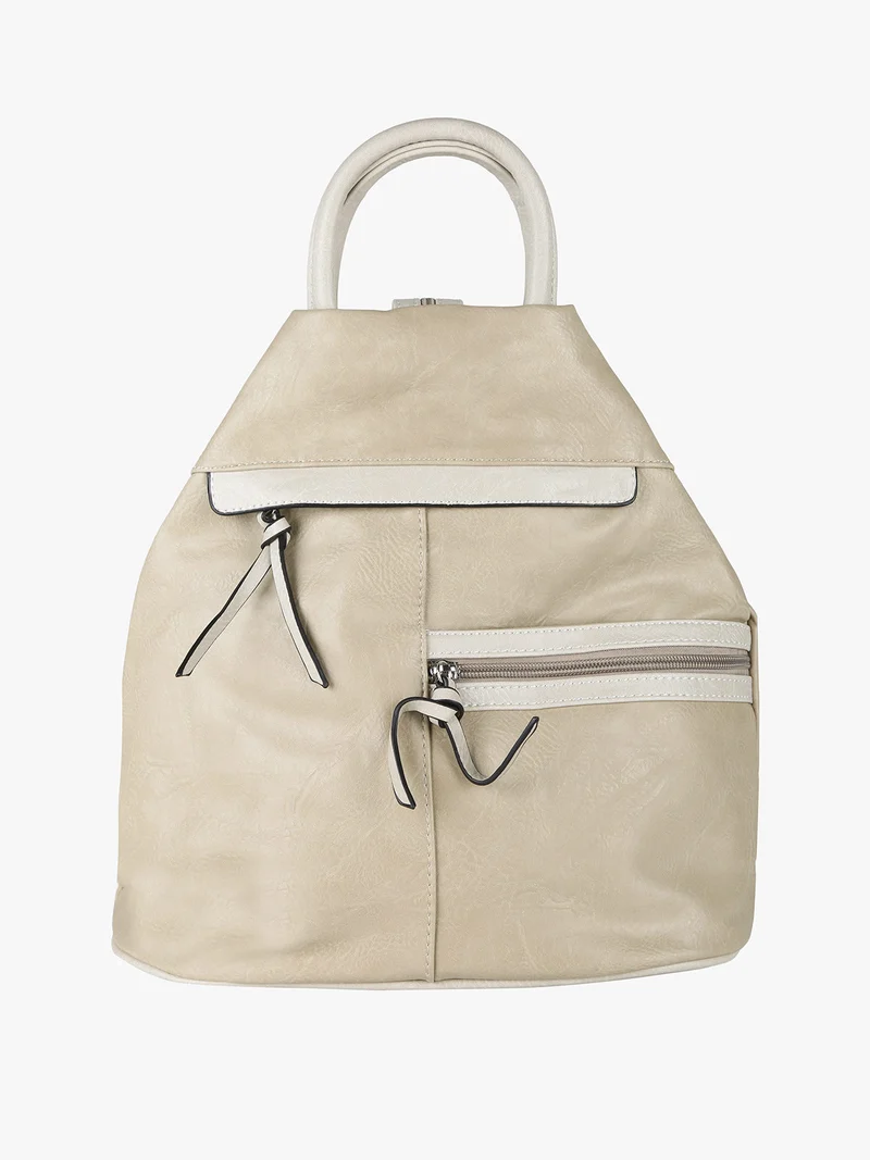 Zaino donna in ecopelle - taupe