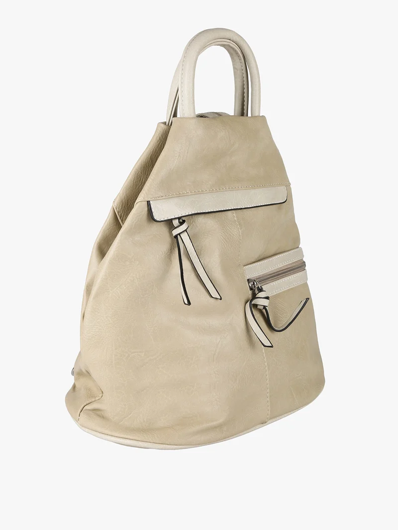 Zaino donna in ecopelle - taupe