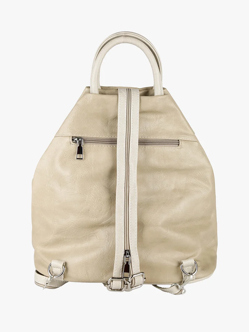 Zaino donna in ecopelle - taupe