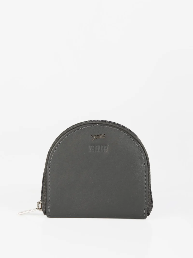 Portamonete in pelle - grigio