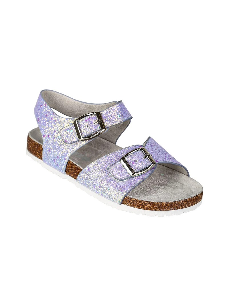 Sandali glitter da ragazza - lilla