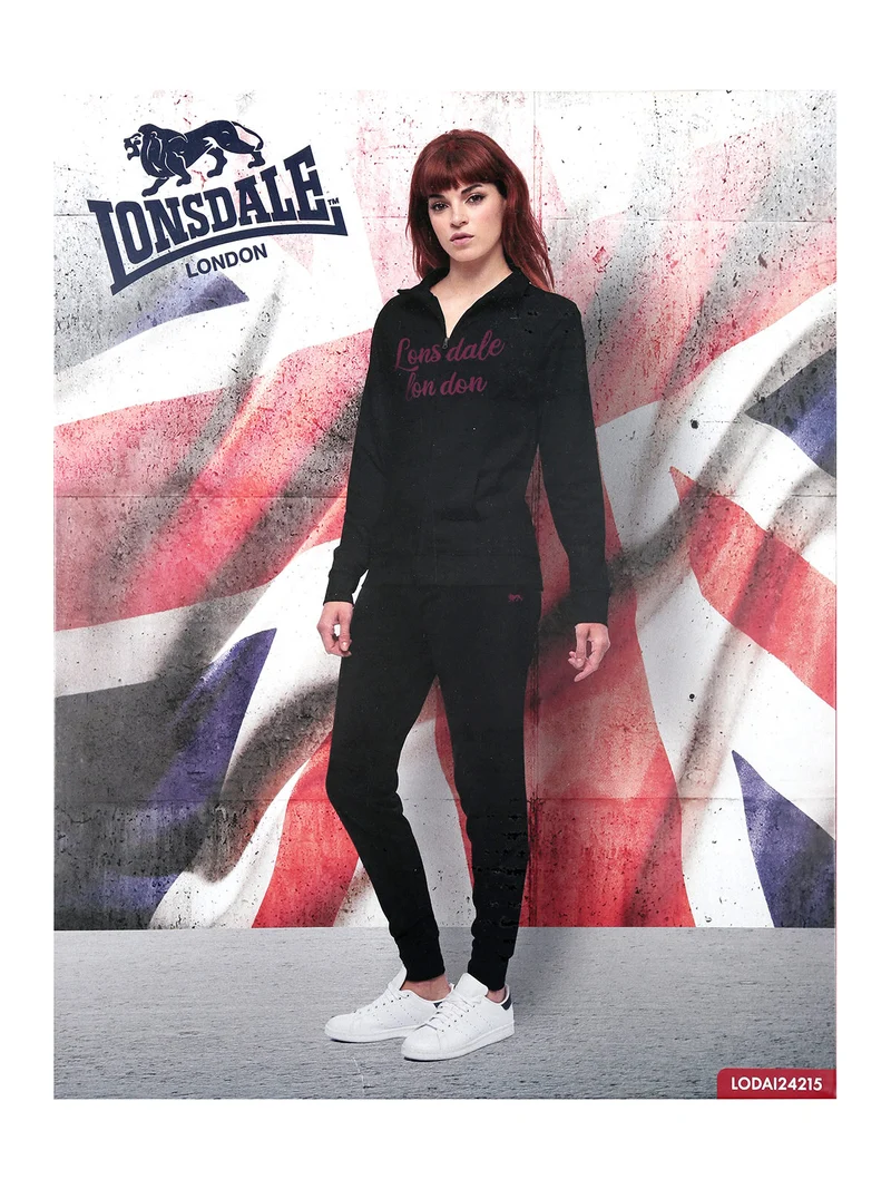 Tuta da donna 2 pezzi full zip - nero