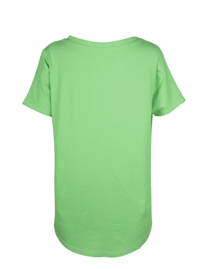 T-shirt donna oversize - verde chiaro