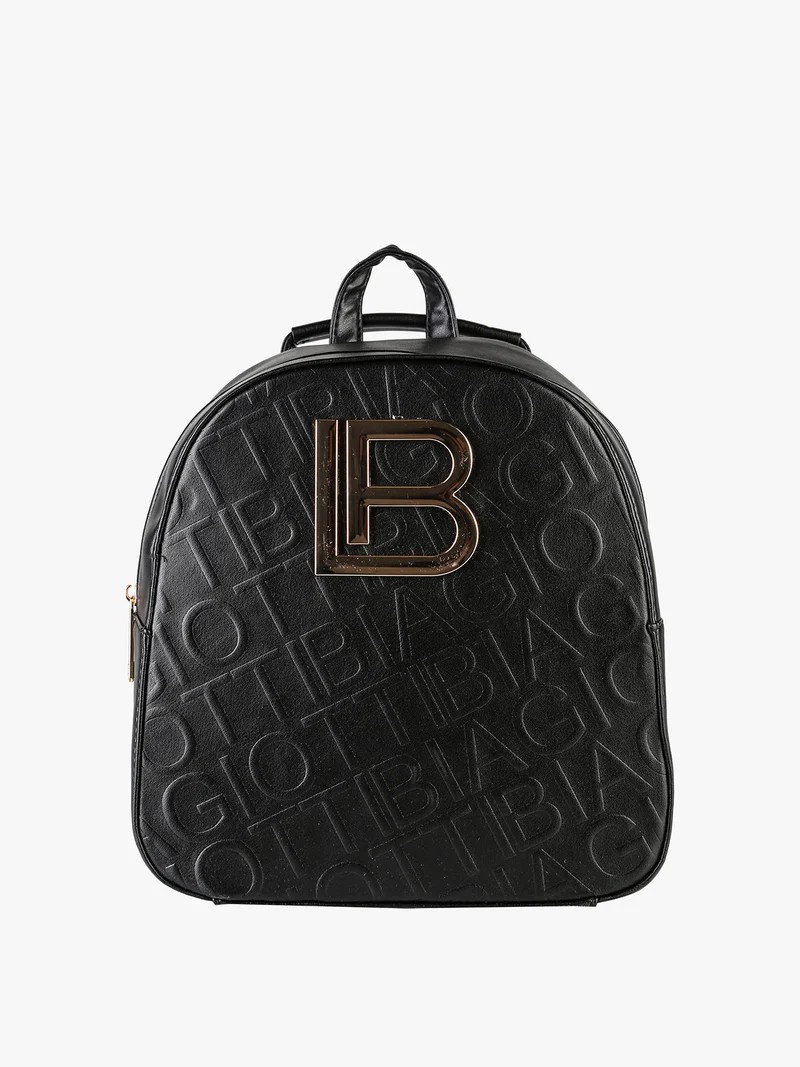Zaino donna con logo - nero