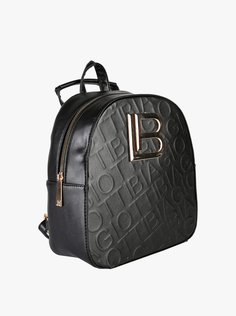 Zaino donna con logo - nero