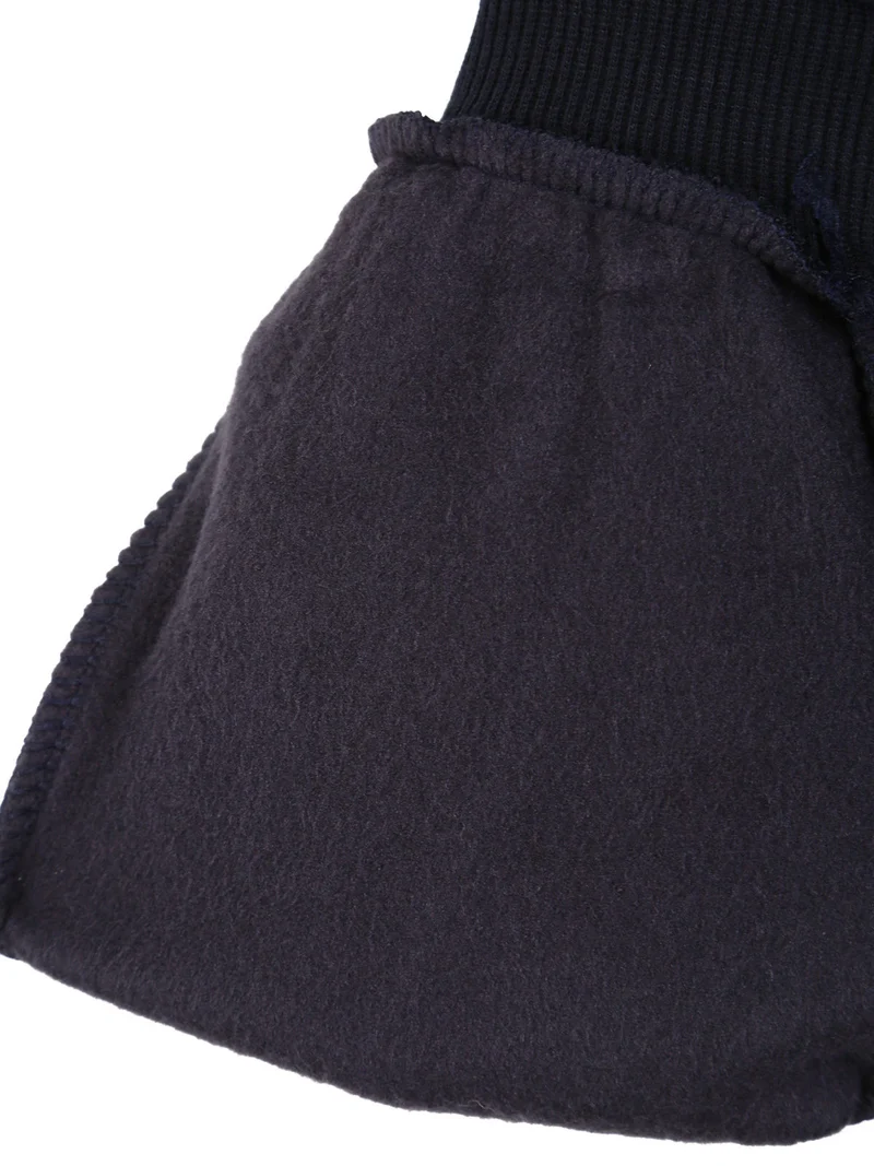 Completo tuta 3 pezzi da neonato full zip con interno felpato - verde