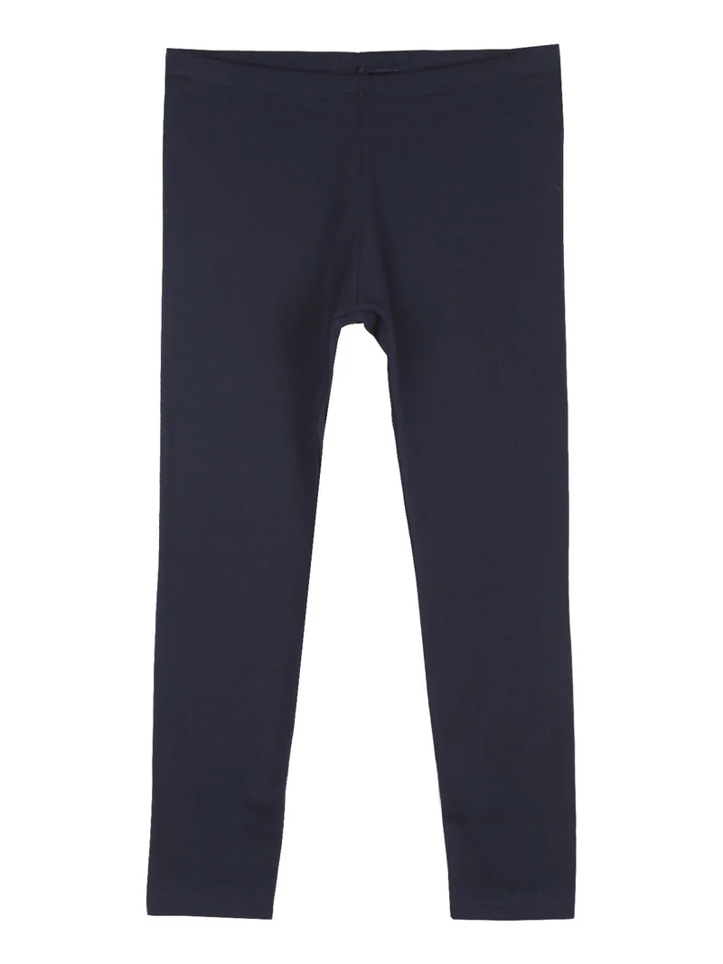 Completo corto da bambina con leggings - rosa