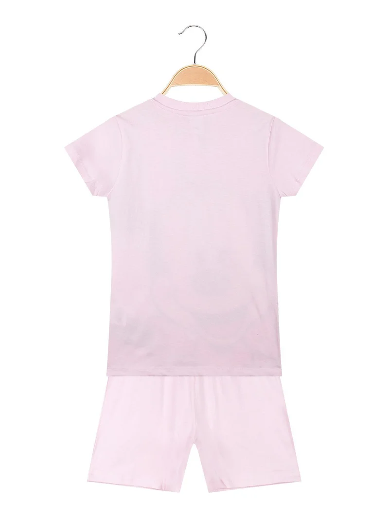 Pigiama corto Minnie da bambina - rosa