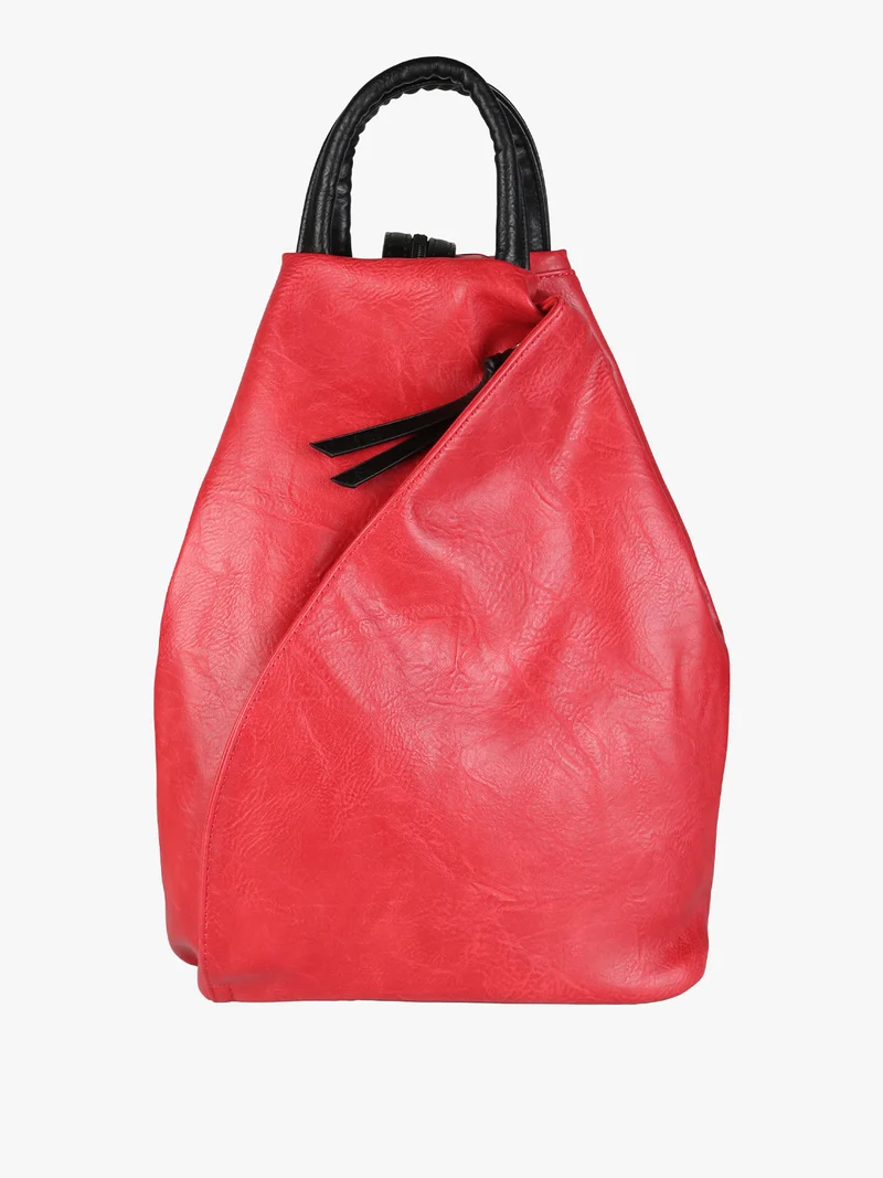 Zaino da donna in ecopelle - rosso